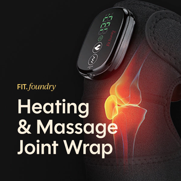 Fit Foundry Joint Relief Wrap - Heating & Massage Wrap for Joint Pain Relief and Relaxation