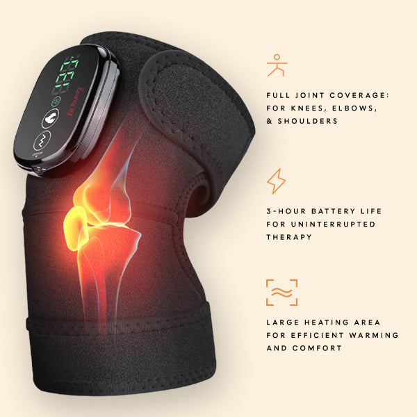 Fit Foundry Joint Relief Wrap - Heating & Massage Wrap for Joint Pain Relief and Relaxation