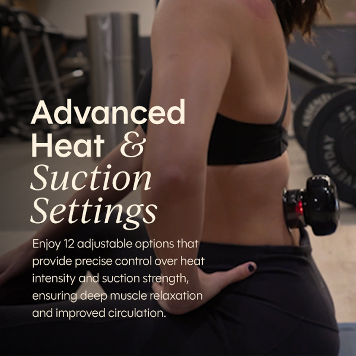 Fit Foundry Suction & Heat Cupping Device - Advanced Therapy for Muscle Relaxation and Recovery