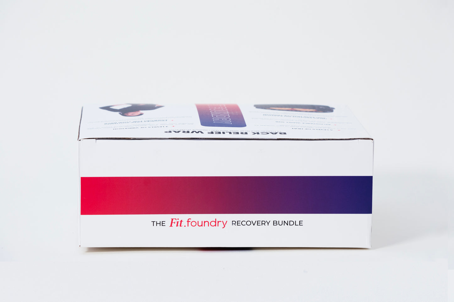 Fit Foundry Heat + Massage Back Wrap - Targeted Comfort for Back Pain Relief and Relaxation