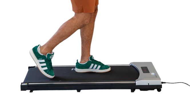 Fit Foundry Walking Pad - Slim Under-Desk Treadmill with LED Display & Up to 4 MPH for Effortless Desk Workouts