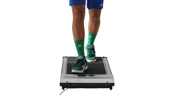 Fit Foundry Walking Pad - Slim Under-Desk Treadmill with LED Display & Up to 4 MPH for Effortless Desk Workouts